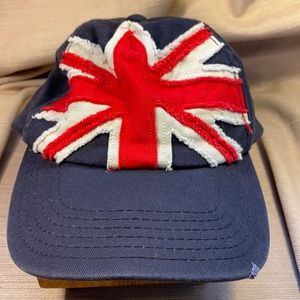 🇬🇧 UK’s flag Union Jack appliqué cotton hat/cap